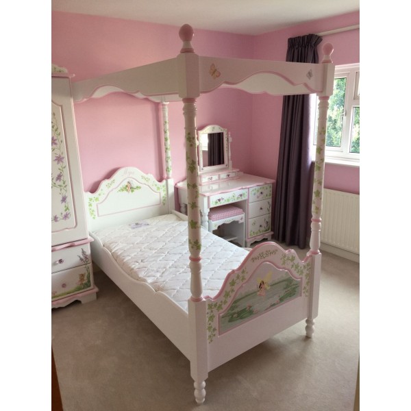 Four Poster Bed Woodland Fairies 